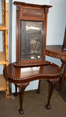 Lot 1337 - A 19th Century Mirror with Cluster Column...