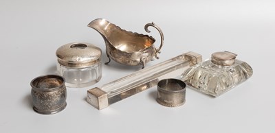 Lot 160 - A Collection of Assorted Silver, including a...