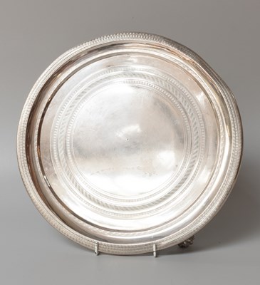 Lot 25 - A Continental Silver Salver, Stamped With...