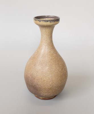 Lot 224 - A Chinese "Tea-Dust" Pottery Vase, of pear...