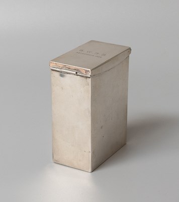 Lot 30 - An Edward VII Silver Double Playing-Card Box,...
