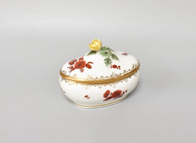 Lot 59 - A Continental Porcelain Box and Cover, 18th...