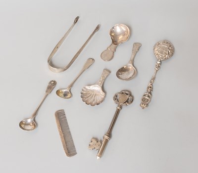 Lot 87 - A Collection of Assorted Silver Flatware,...