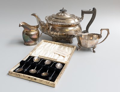 Lot 152 - A Collection of Assorted Silver, comprising a...