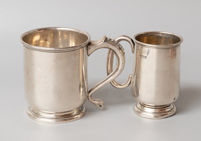 Lot 16 - A George V Silver Christening-Mug, by William...