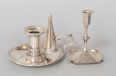 Lot 57 - A George IV Silver Chamber-Candlestick, by...