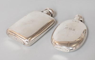 Lot 93 - A Victorian Silver Spirit-Flask and an Edward...