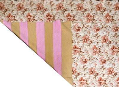 Lot 189 - Floral double sided antique Durham quilt
