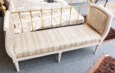 Lot 1395 - An 18th Century Painted Window Seat, 150cm by...