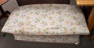 Lot 1312 - A Large Victorian Ottoman of Waisted Form,...