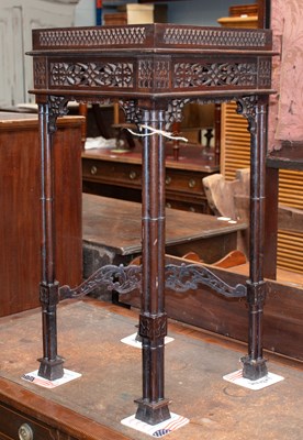 Lot 1316 - An 18th Century Style Mahogany Plant Stand,...