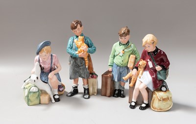 Lot 163 - A Set of Four Royal Doulton Figures - The Girl...