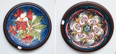 Lot 73 - A Modern Moorcroft Pottery Charger, decorated...