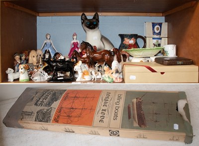Lot 84 - A Shelf of Decorative Ceramics including;...