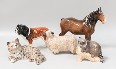 Lot 50 - Two Trays of Beswick Figures including; an...