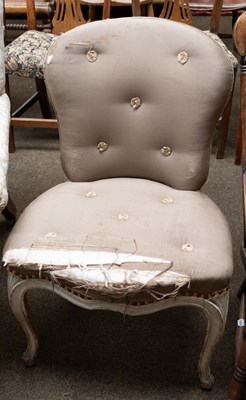 Lot 1284 - A French Early 19th Century Chair with painted...