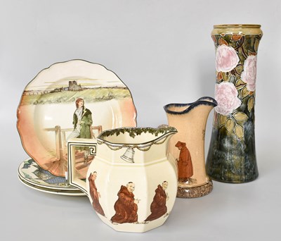 Lot 278 - Royal Doulton: Series Ware Plate and two jugs,...