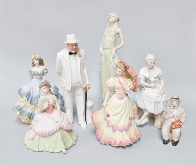 Lot 93 - A Collection of Royal Doulton Figures and...