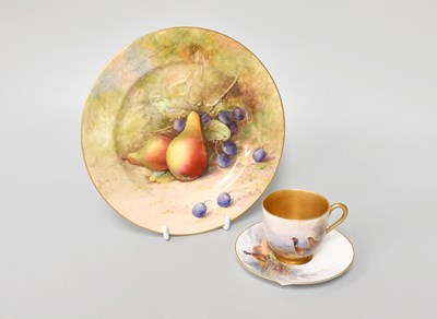 Lot 62 - A Royal Worcester Porcelain Demitasse Cups and...
