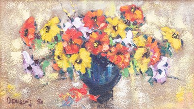 Lot 1026 - Richard Deakins (20th century) Still life of...
