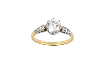 Lot 2119 - A Diamond Solitaire Ring the round brilliant...