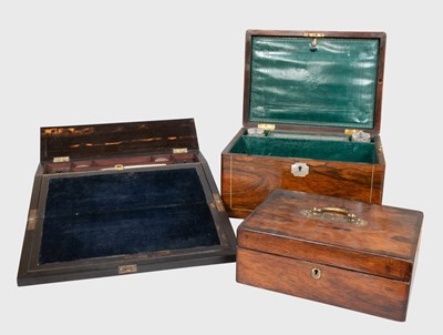 Lot 157 - A Victorian Coromandel Fitted Writing Slope,...