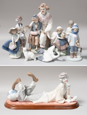 Lot 160 - A Group of Lladro and Nao Porcelain Figures,...