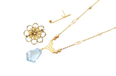 Lot 235 - A Quantity of Jewellery, including a blue...