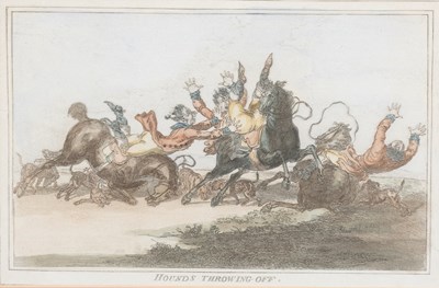 Lot 1150 - After James Gillray (19th Century) "Hounds...