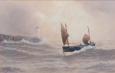 Lot 1127 - W. H. Pearson (19th Century) "Runnning into...