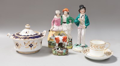 Lot 127 - Group of Regency Porcelain, including a pair...