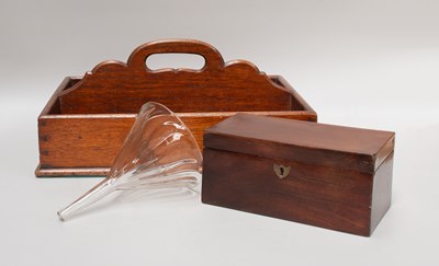 Lot 113 - A Mahogany Cutlery Tray, 19th century,...