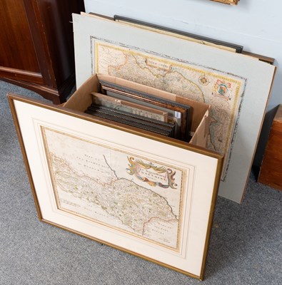 Lot 1148 - Collection of Engraved Maps, 17th, 18th and...