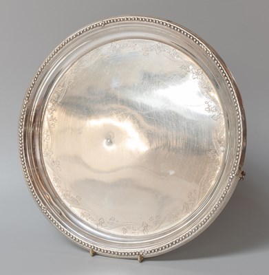 Lot 37 - A Portuguese Silver Salver, Porto, 1938-1984,...