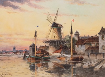 Lot 1121 - Louis van Staaten (1836-1909) Dutch "Near...
