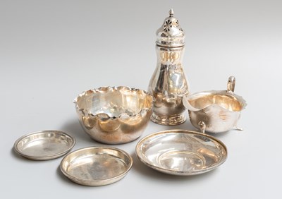Lot 171 - A Collection of Assorted Silver, comprising a...