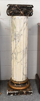 Lot 1155 - A 20th Century Painted Plaster Column of...