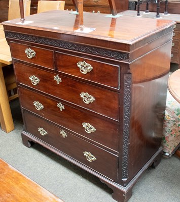 Lot 1308 - A 19th Century Mahogany Chest of Drawers,...
