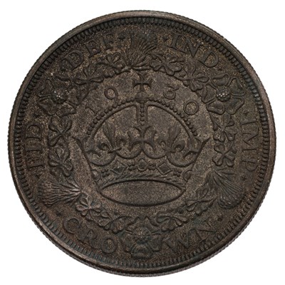 Lot 205 - George V, 'Wreath' Crown 1930, (Bull 3638, ESC...