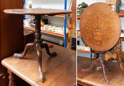 Lot 1220 - An 18th Century Dutch Marquetry Inlaid...