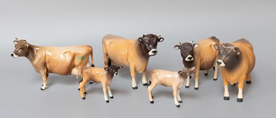 Lot 2 - Beswick Jersey Cattle Comprising: Bull Ch....