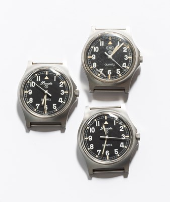 Lot 211 - Three British Military Issue Quartz...