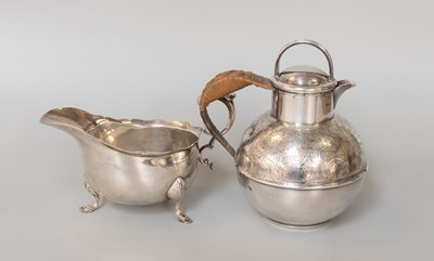 Lot 73 - An Edward VII Silver Sauceboat, by William...