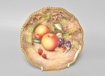 Lot 57 - A Royal Wocester Porcelain Plate, by John...