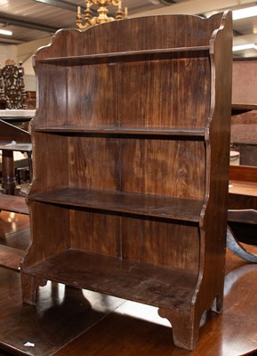 Lot 1334 - A 19th Century Mahogany Waterfall Bookcase of...