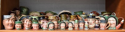 Lot 79 - A Large Collection of Beswick Character Jugs,...