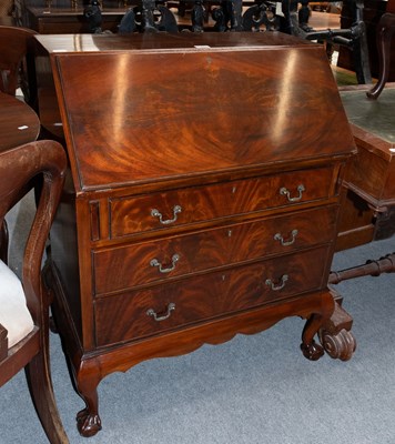 Lot 1301 - An Edwardian Mahogany Bureau, 77cm by 46cmm by...