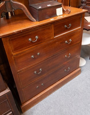 Lot 1296 - A 19th Century Mahogany Chest of Drawers,...
