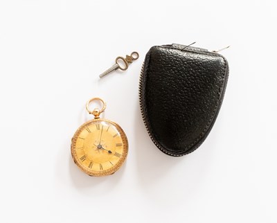 Lot 371 - An 18 Carat Gold Pocket Watch, movement Signal...