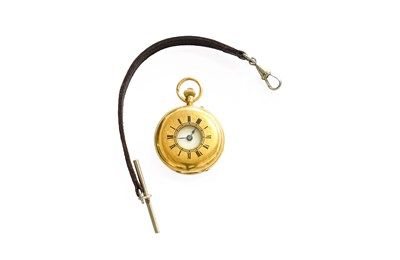Lot 372 - An 18 Carat Gold Half Hunter Pocket Watch